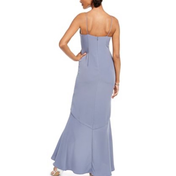 NWT Adrianna Papell Ruffled Button Mermaid Dress - Picture 2 of 9